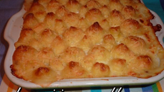 Gratin de poisson au lait de coco