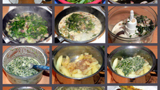 Purée de pommes de terre aux fanes de radis