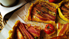 Tarte tomates-bacon