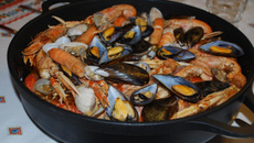 Langouste et langoustine