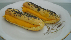 Eclairs carottes pavot