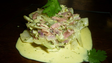 Tombée de chou aux lardons