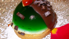 Mignardise After Eight sur son sablé