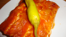 Cannellonis viande hachée et poivrons