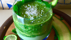 Smoothie avocat concombre