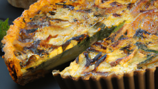 Quiche safranée aux fruits de mer