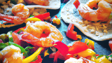 Fajitas aux crevettes