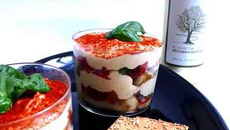 Tiramisu au parmesan et tomates confites