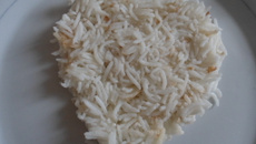 Riz au coco et soles sauce vanille