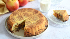 Tourte escargot aux pommes