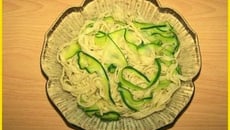 Tagliatelles aux courgettes et pesto