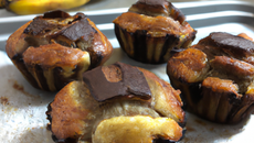 Muffins à la banane au cœur de Nutella faciles