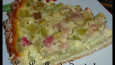 Tarte à la rhubarbe de ma mémère Lulu