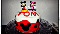 Gâteau Mickey maison