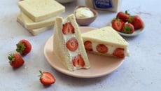 Sandwich japonais aux fraises