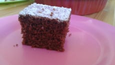 Cake moelleux au chocolat, noisettes et pomme