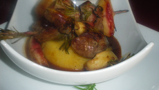 Brochettes de canard à la plancha