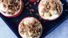 Pommes au four fourrées aux spéculoos