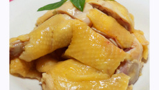 Poulet bouilli au gingembre