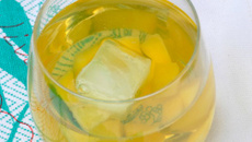 The glacé à la pêche