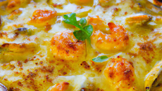 Gratin aux fruits de mer