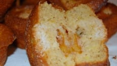 Muffins banane-coco, cœur de mirabelle
