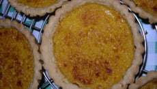 Tartelettes aux zestes de citron jaune