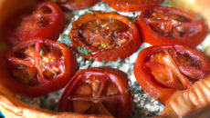Tarte à la tomate et au roquefort