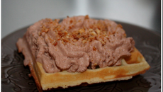 Gaufres sans gluten mousse au nutella