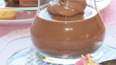 Mousse au chocolat au beurre salé en verrine