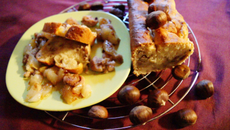 Cake aux marrons glacés et piment d'espelette