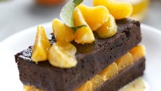 Fondant aux clémentines de Corse IGP et chocolat intense