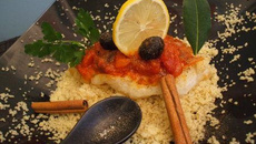 Filet de Cabillaud à la harissa et aux olives noires ! Pour 6