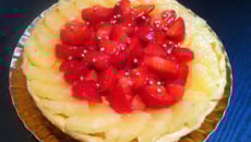 Tarte aux fraises ananas