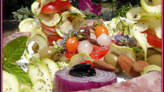 Assiette colorée pleine de couleurs et de fraicheur