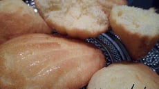 Madeleines au miel et Nutella
