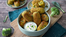 Croquettes de brocolis et carottes