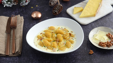 Gnocchis au potiron et au cantal