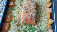 Crumble au saumon facile