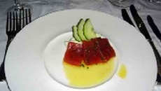 Carpaccio de thon rouge