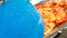 Cocktail bleu des mers du sud