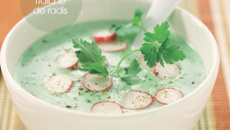 Soupe fraîche de radis