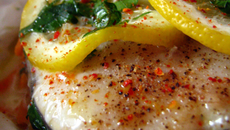 Papillote de merlu au citron