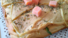 Cake au saumon et carré frais