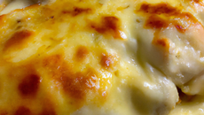 Gratiné de poulet à la mimolette