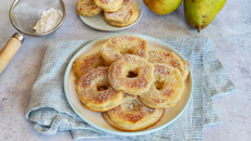 Beignets de poire au four
