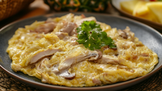 Omelettes émincés de poulet grillé, Fleury Michon, comté