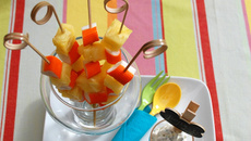 Brochettes ananas Coraya