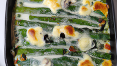 Gratin de légumes verts