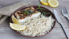 Dos de cabillaud au four à la moutarde et estragon